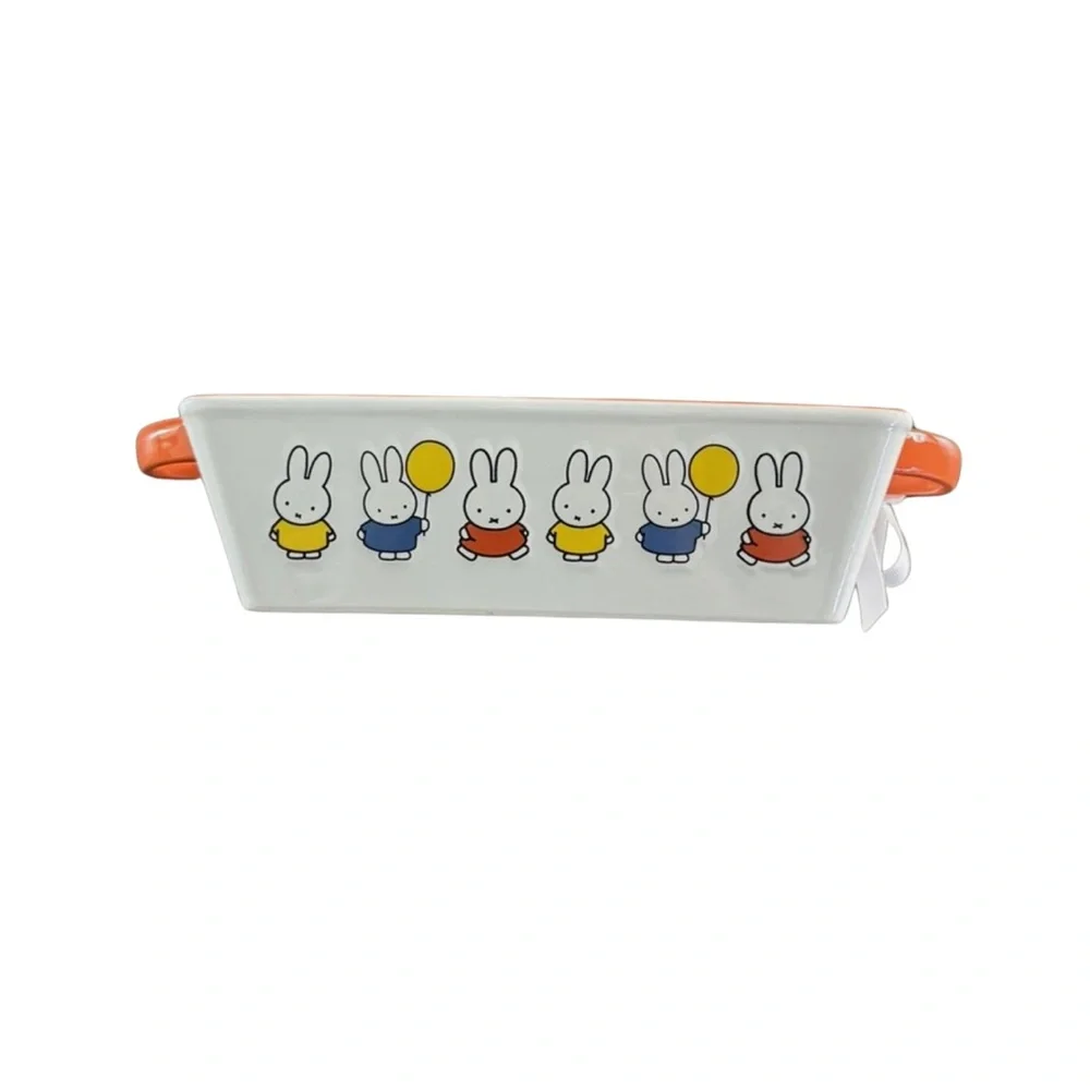 Miffy by Magenta Baking Dish with Orange Design NWT ✨